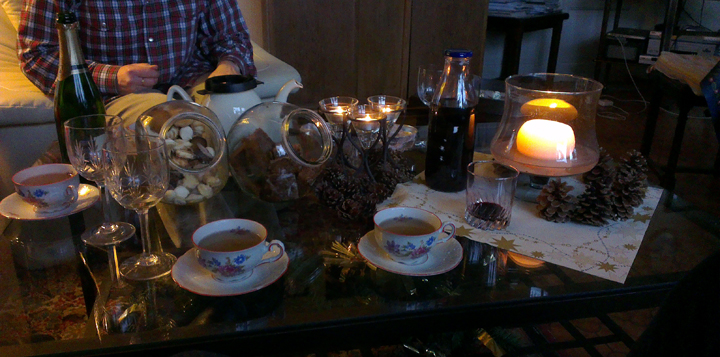 Tea time en famille