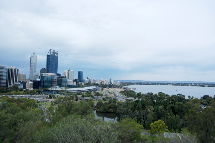 Perth vue de Kings Park